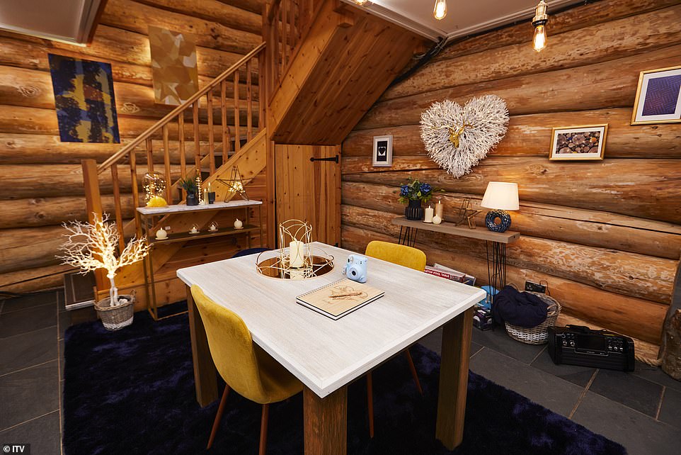 Romantic space or serious talk time? Each cabin comes with a camera and notepad so that guests can document their experiences