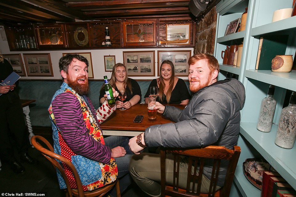 ISLES OF SCILLY: There are normally around a dozen pubs on the archipelago but a number have closed this year, leaving punters with few options for welcoming in 2021 (some revellers pictured), but more than those on the mainland