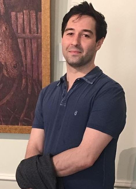 Max Torgovnick (pictured) a 36-year-old son of a neurologist from Upper East Side, was behind the wheel when the mob of teens started leaping on the vehicle and stomping on its windshield as his elderly mother wept beside him