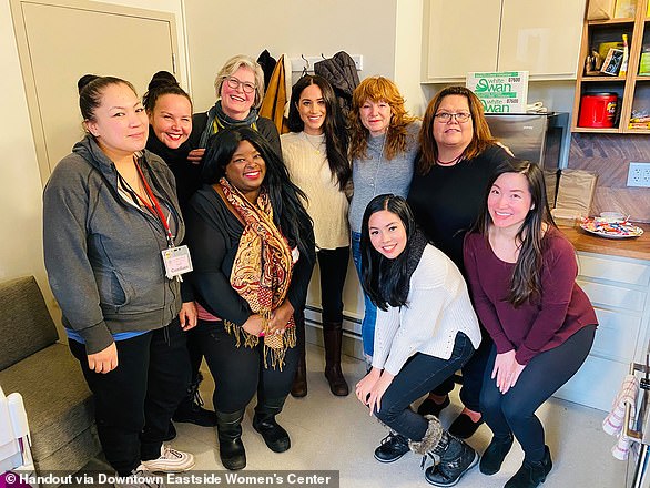 The Duchess of Sussex visits women's centre to discuss issues affecting women in the community