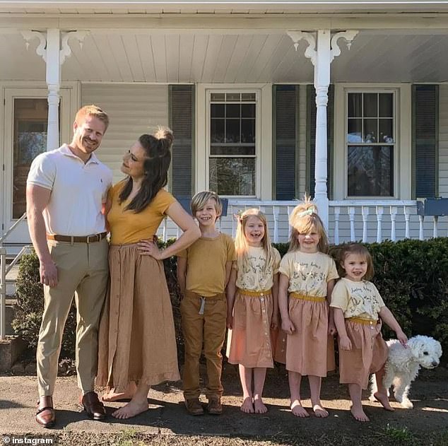 The mother-of-four, who lived in Rhode Island, boasted 107,000 followers on her The Hidden Way Instagram page to document her faith and family life