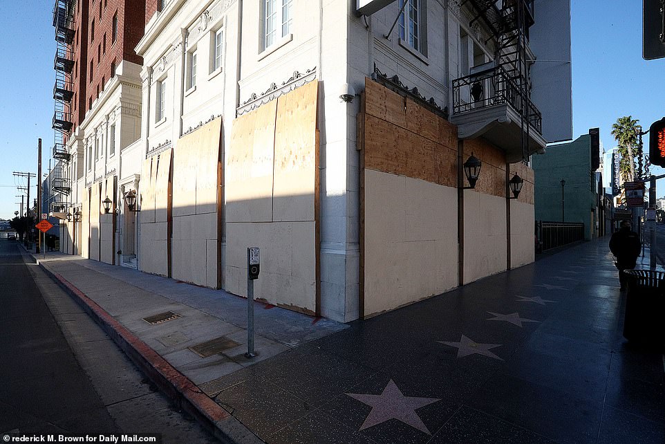 Hollywood Boulevard has been reduced to a ghost town amid the ongoing COVID-19 pandemic, with three-quarters of businesses boarded up and locals left wondering whether the area will ever recover