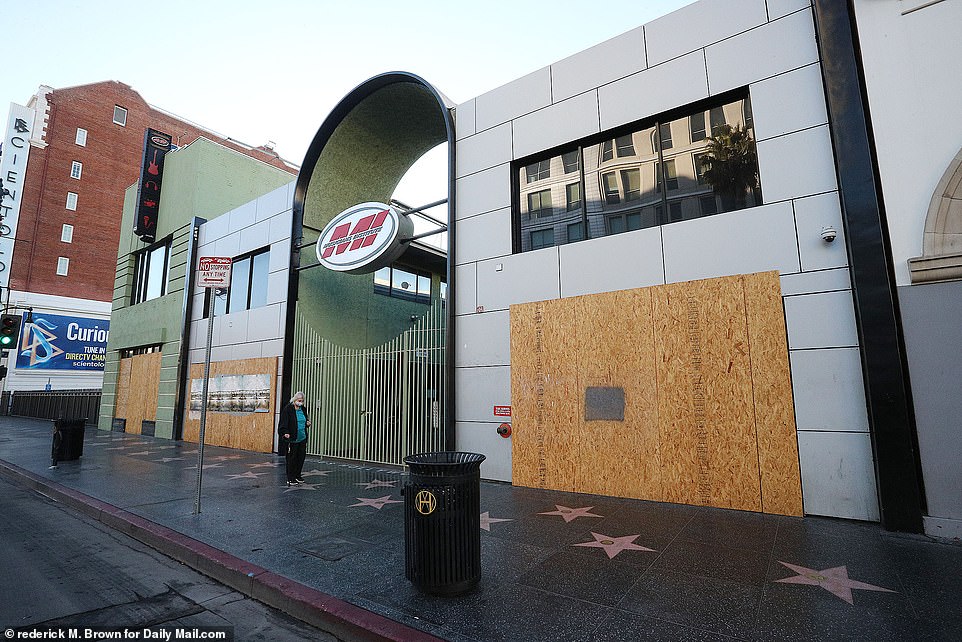 Eerie photos taken by DailyMail.com last week show the toll that the COVID-19 pandemic has taken on Hollywood Boulevard