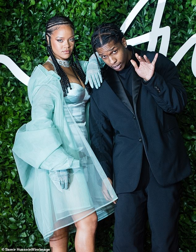 Loved up holiday: The Umbrella songstress spent the Christmas holiday and New Year's in her native Barbados with her rumored boyfriend A$AP Rocky, 32; Rihanna and Rocky pictured in 2019