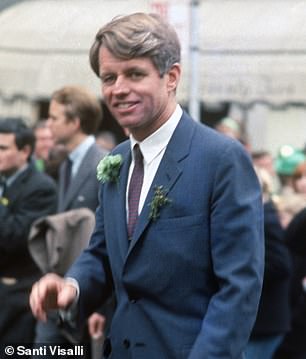 She recalls how Bobby Kennedy (pictured), the brother of President John F. Kennedy, once made a pass at her