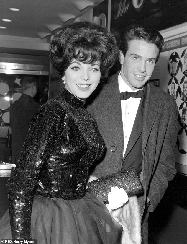 LOVERS: The 87-year-old reveals details of two-year romance with a young Warren Beatty (pictured together) saying he wanted sex several times a day