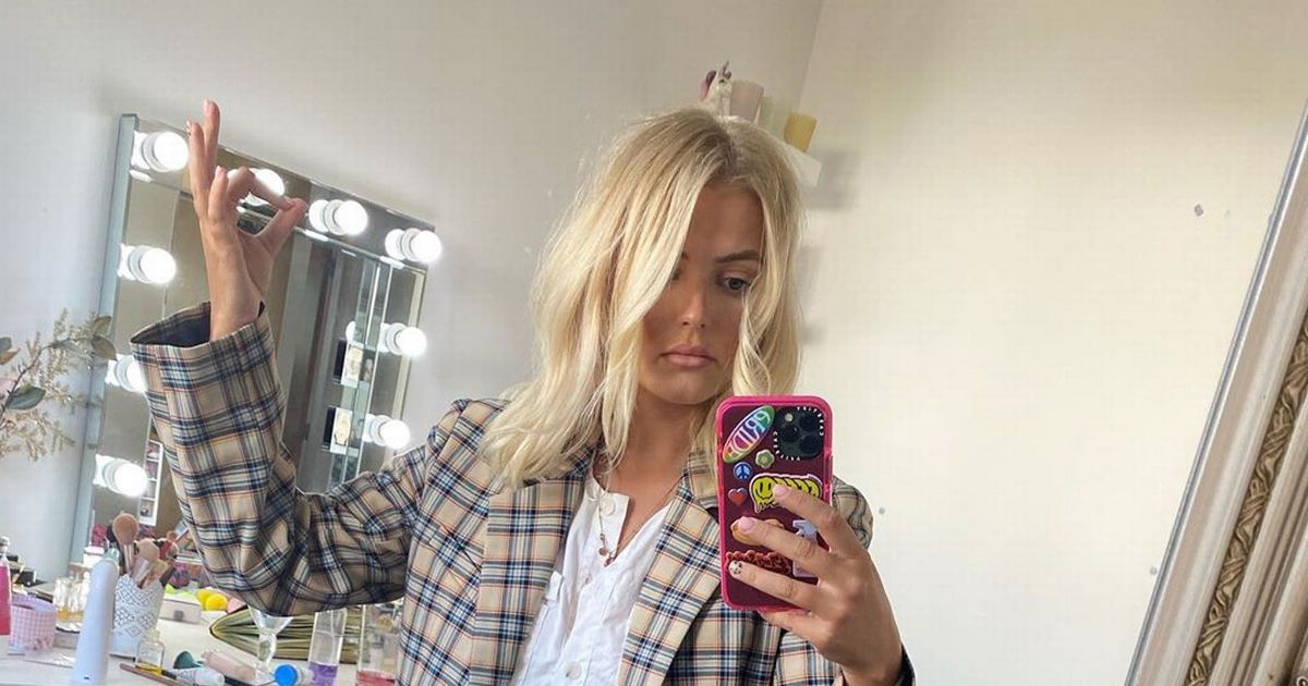 Lucy Fallon has to explain she’s not really in Dubai after mocking influencers