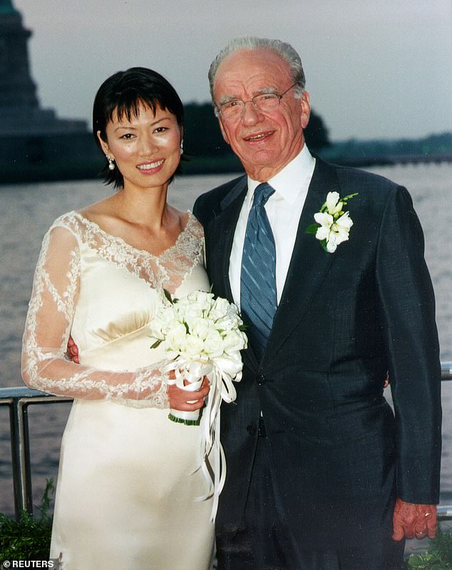 Former husband: Wendi, 52, was married to media mogul Rupert Murdoch from 1999 to 2013