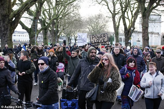 As hundreds gathered in Nottingham to protest lockdown measures, growing pressure on the NHS is expected to see patients from London and the South East moved to the Midlands to cope with demand