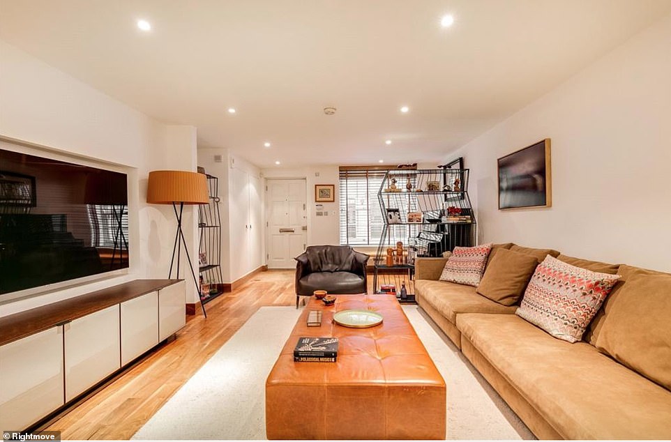 The property boasts a spacious reception room on the ground floor, an open plan kitchen and dining room and a roof terrace