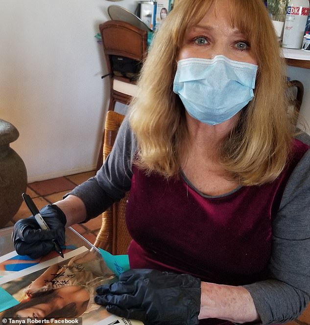 The beauty frequently uploaded photos to Instagram, including a snap that showed her wearing a mask amid the COVID-19 pandemic as she signed fan photographs