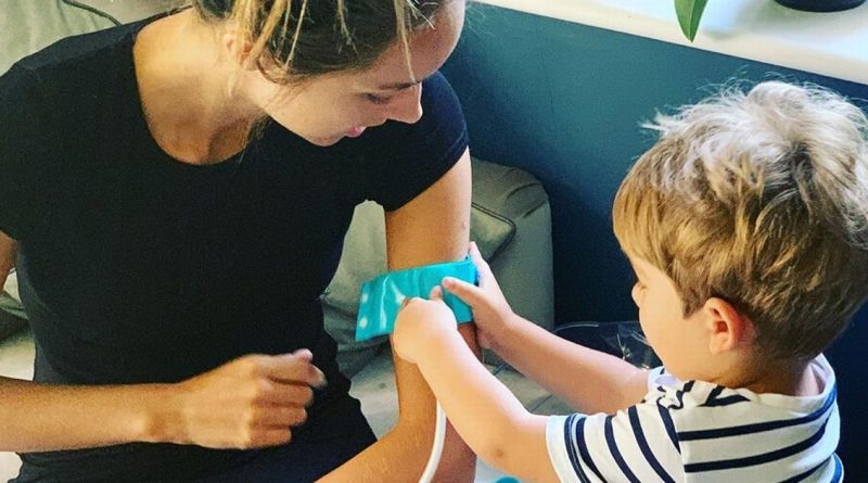 Peter Andre’s wife Emily doesn’t want their son Theo to start school