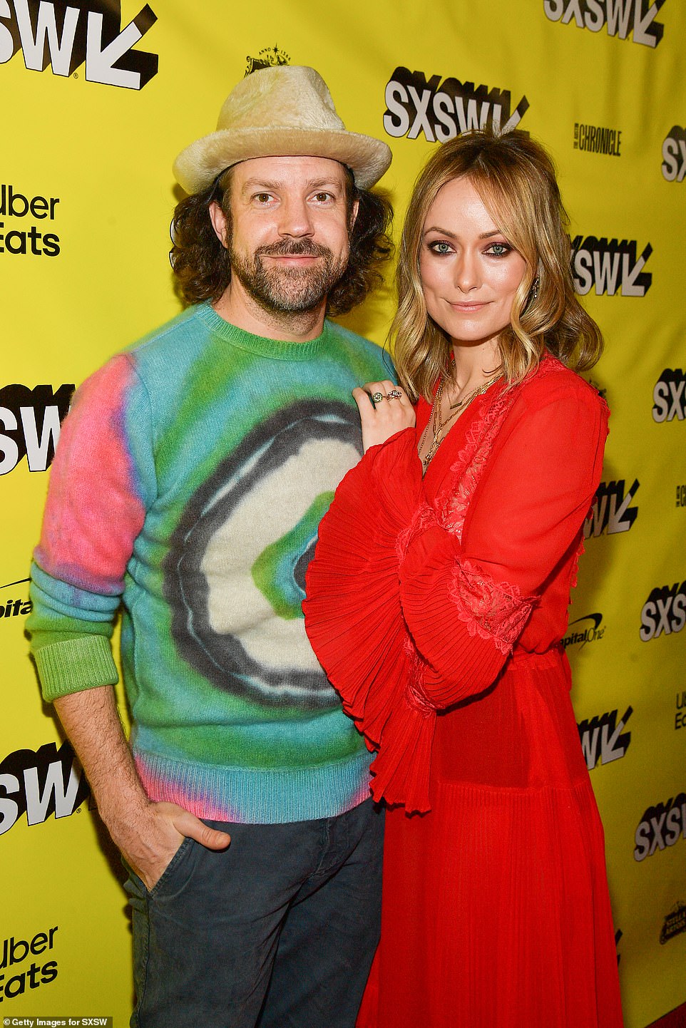 Splitsville: In November, it was revealed that Wilde and her longtime partner Jason Sudeikis had ended their engagement earlier in the year, after almost a decade together; pictured together in March 2019