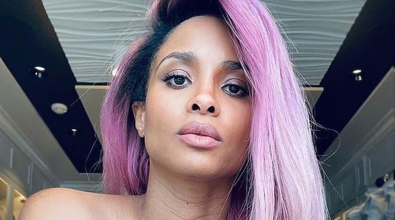 Ciara celebrates shedding two stones since giving birth with sultry selfie