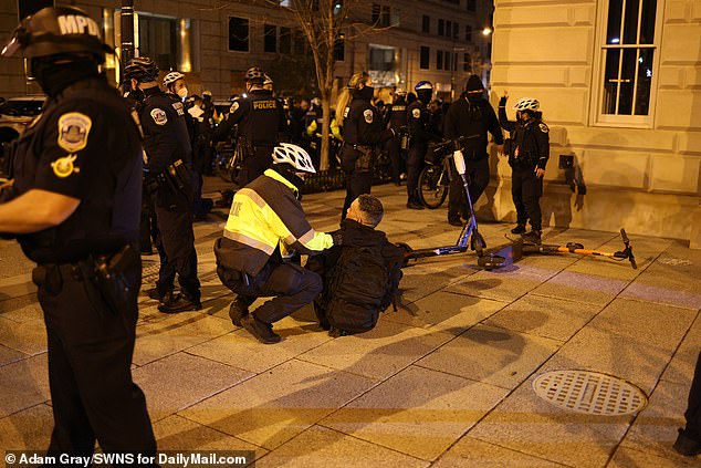 At least four protesters have been stabbed after violence erupted between the Proud Boys and Black Lives Matter counter-protesters following the second Million MAGA March in Washington D.C. last month