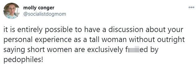 Disagree: Others have derided the idea that men who like short women are somehow predatory