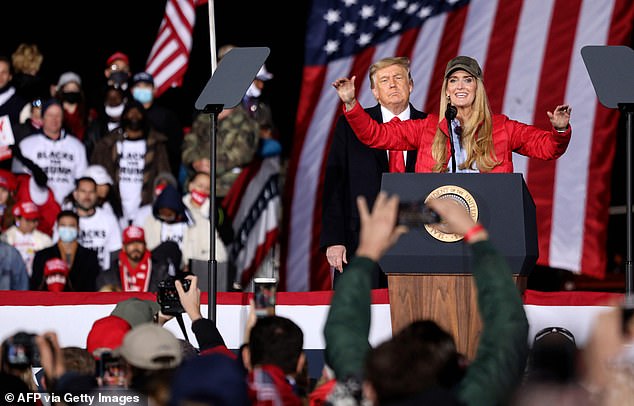 Trump was campaigning on behalf of Senator Kelly Loeffler in Georgia's runoff