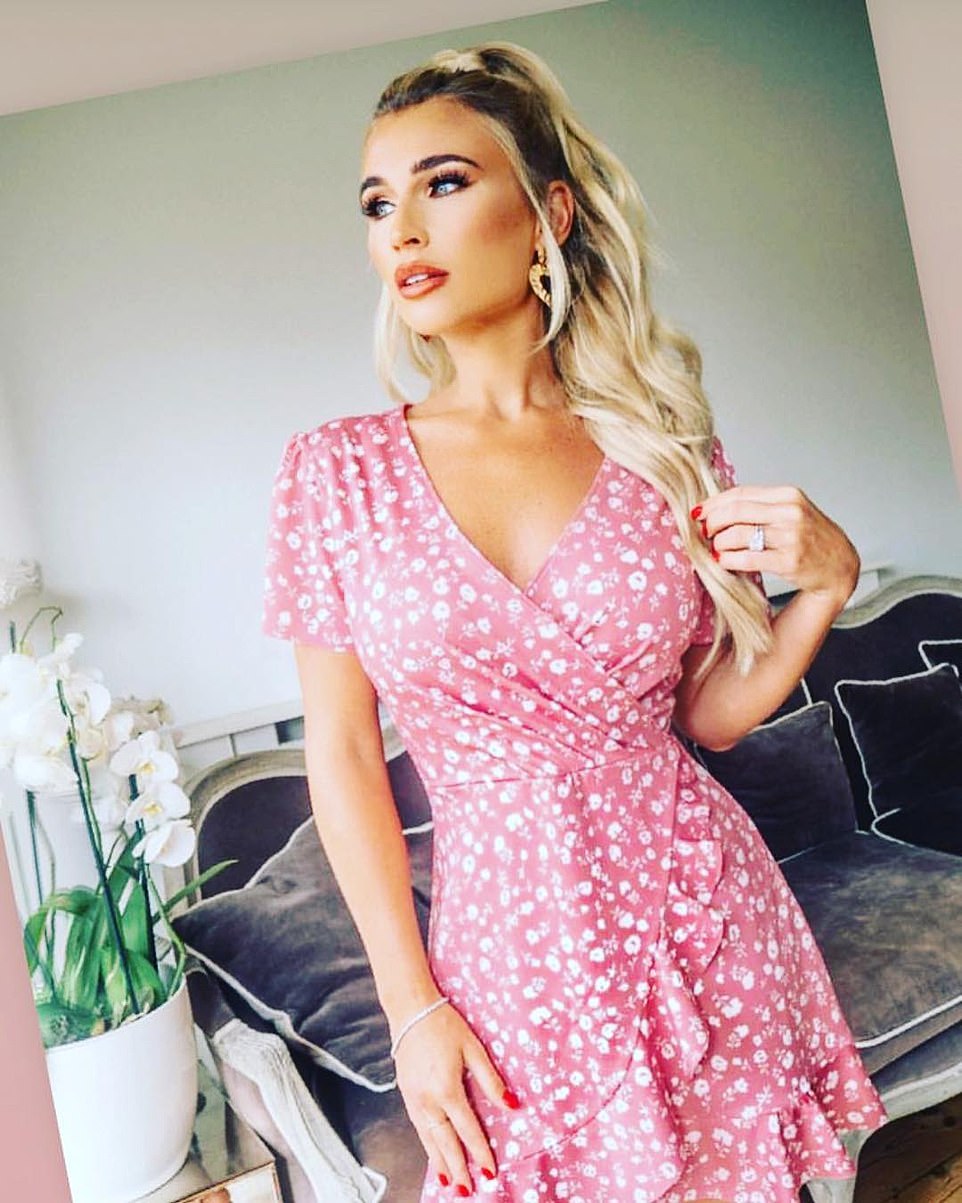 Towie star Billie Faiers is one of the celebrities that have used the stunning property for a photoshoot (pictured)