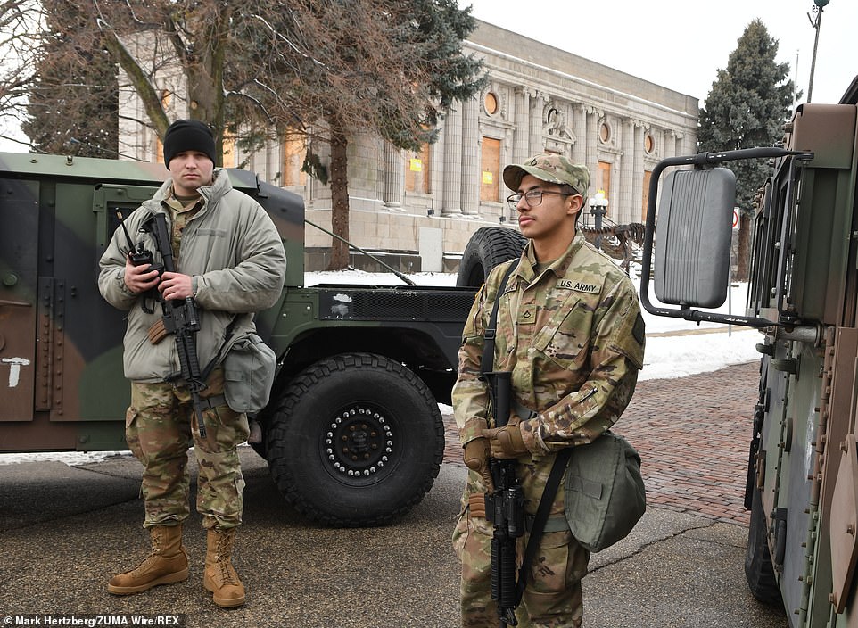 500 members of the Wisconsin National Guard were activated earlier Tuesday in case of violence