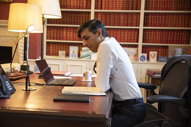 As City Editor Alex Brummer shows, Chancellor Rishi Sunak (pictured) has already racked up a £277billion virus bill as leading forecasters predict the economy will shrink by 3% in January