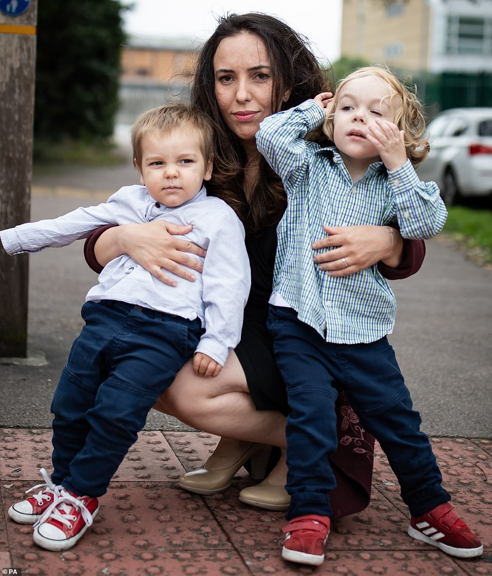 Stella Moris, the mother of Julian Assange's children, Max and Gabriel (pictured left and right) this weekend said Britain 'would no longer be a haven for free speech' if he was extradited