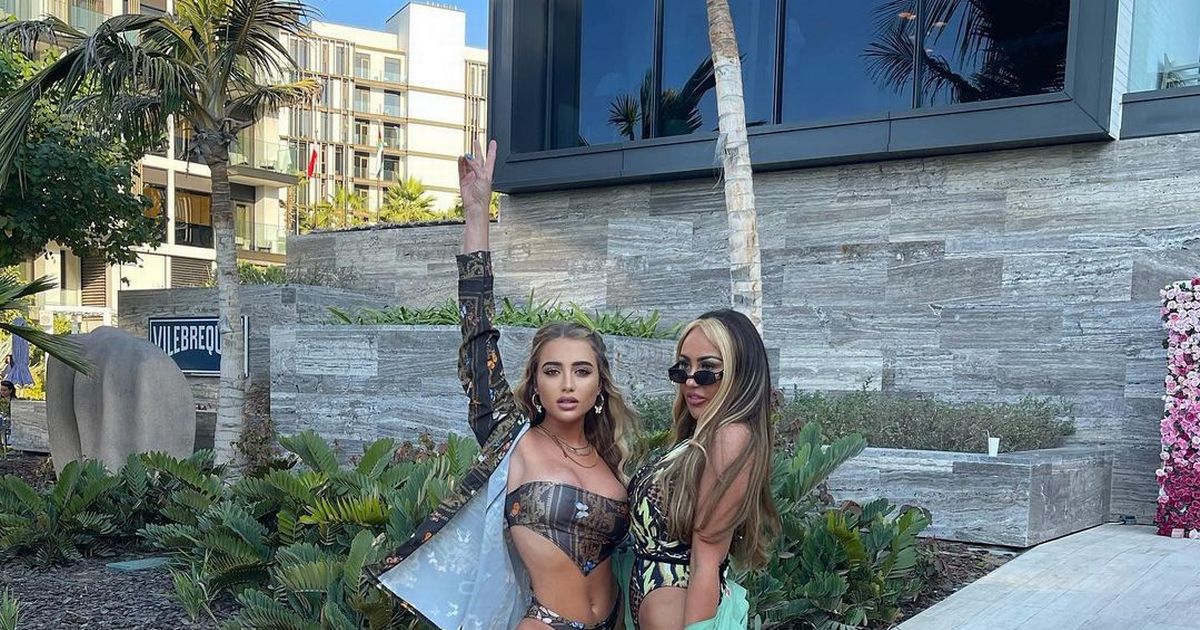 Sophie Kasaei and Georgia Harrison flout social distancing on lavish Dubai trip