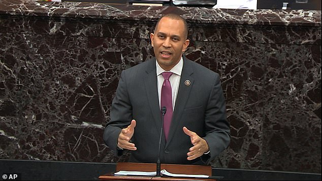Jeffries served as an impeachment manager during Trump's Senate trial in January