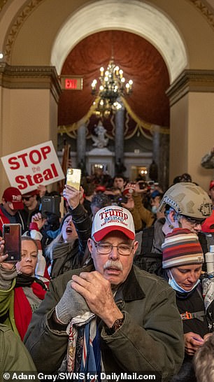 Protesters made their way into the US Capitol in tandem with the Republican congressional dispute of the election results