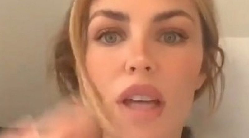 Abbey Clancy screams as Liberty, five, shuns homeschooling for ‘loo trips’
