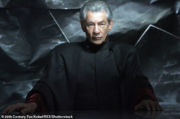 Big screen role: The veteran British actor starred as Magneto in the X-Men franchise