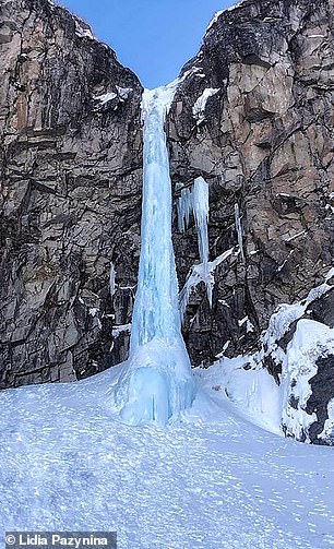Rescuers rushed to the remote Vilyuchinsky waterfall on the country's Pacific coast on Thursday after a group of seven and their guide were engulfed in ice.