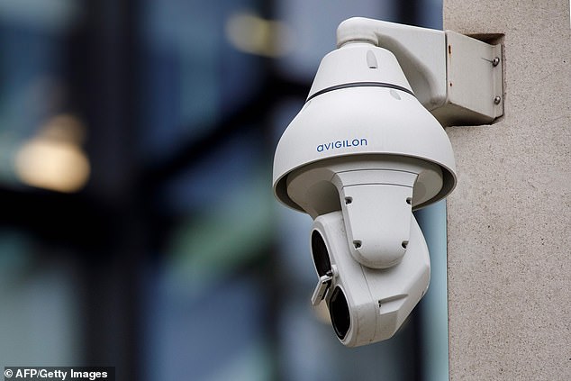 A CCTV camera in King's Cross, London - where police are experimenting with the use of facial recognition technology which critics say is a 'China-style surveillance tool'