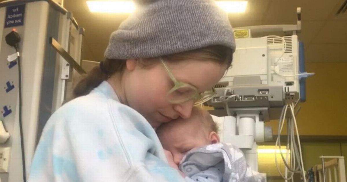 Harry Potter star Jessie Cave’s newborn son leaves hospital after Covid battle