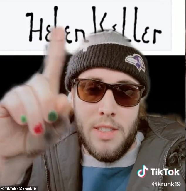 Naysayer: Several TikTok videos have furthered the claim that Keller was a fraud, including one by @krunk19