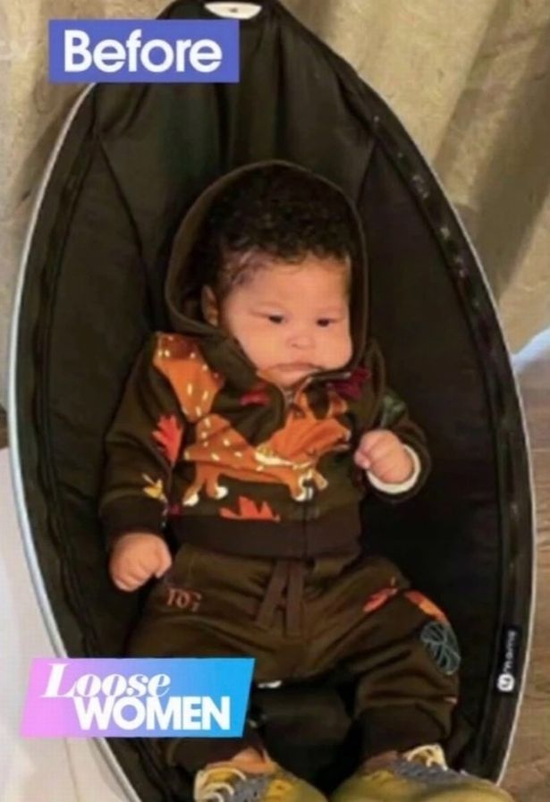 Nicki Minaj shared the original snap of her newborn