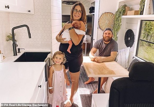 The Bachowski family are still Florida for now but the couple plan to continue travelling around the States with their children before hoping to one day ¿ depending on pandemic restrictions - going further afield and touring through Europe
