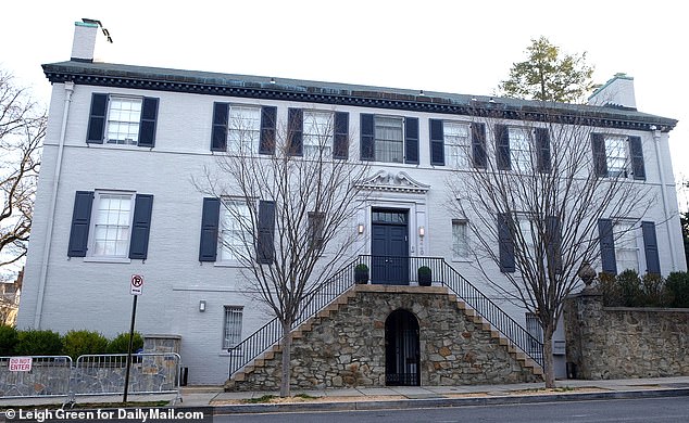 Jared and Ivanka's DC home in the esteemed Kalorama neighborhood is shown above. They moved into the $5 million property in 2017 and have been renting it for around $15k per-month