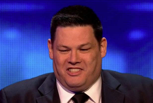 Mark Labbett pictured on The Chase