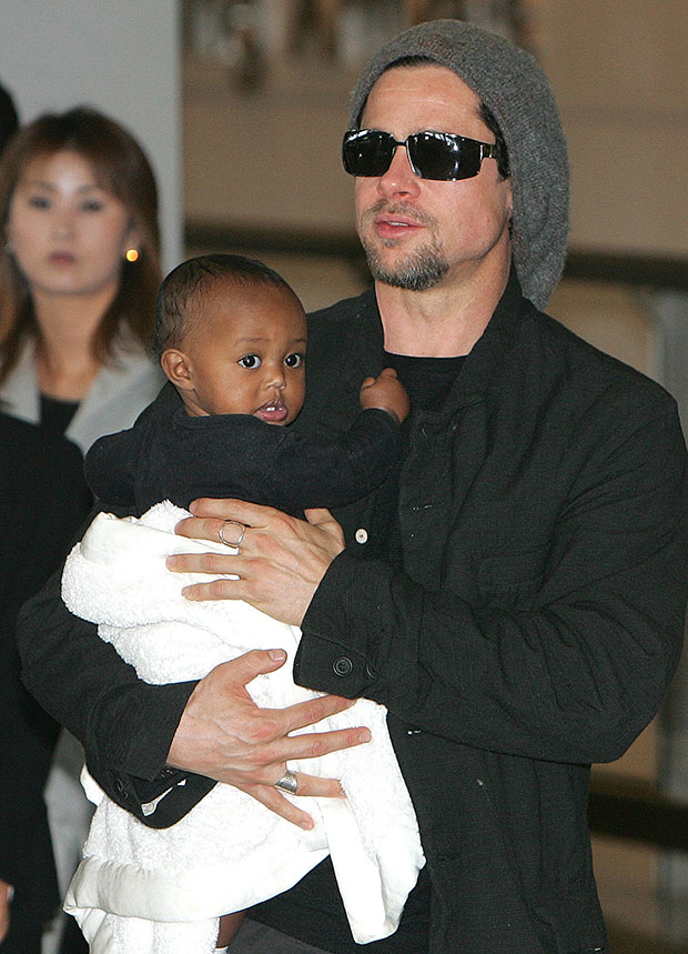 Zahara Jolie-Pitt, Brad Pitt