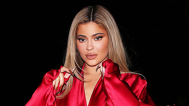 Kylie Jenner Channels ‘Lara Croft’ With Long Red Braid & Fitted Cream Outfit On Last Day Filming ‘KUWTK’