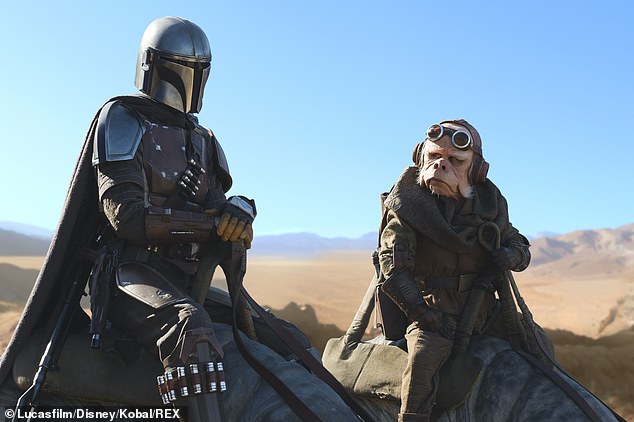Big hit: Pascal has had a high-profile end to 2020, with his Disney+ Star Wars spin-off series The Mandalorian receiving critical and audience acclaim for its second season