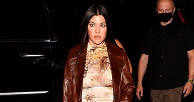 Kourtney Kardashian, 41, Is A ’70s Disco Queen In Tight Sequin Jumpsuit: ‘Take A Bow’ — See Pics