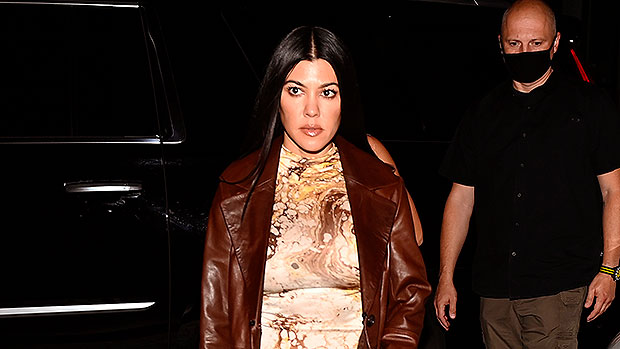 Kourtney Kardashian, 41, Is A ’70s Disco Queen In Tight Sequin Jumpsuit: ‘Take A Bow’ — See Pics