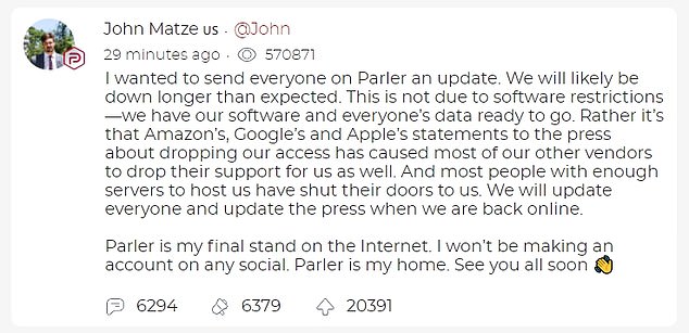 In his final post before the 3am deadline, Matze said that 'most people with enough servers to host us have shut their doors to us'