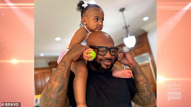 'Powerful father figure': As Porsha is a mother to 16-month-old daughter Pilar Jhena, she said that her relationship with her father has got her thinking about her ex Dennis McKinley's involvement as a father and praised him for his role as a parent despite them not being together