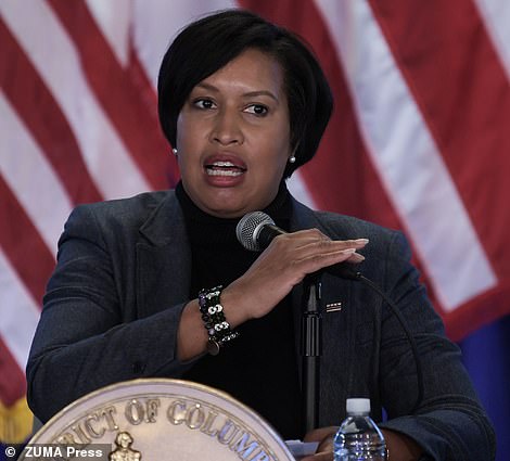 DC Mayor Muriel Bowser (pictured) said she is 'extremely concerned' about security on Inauguration Day in a letter to acting DHS Secretary Chad Wolf over the weekend