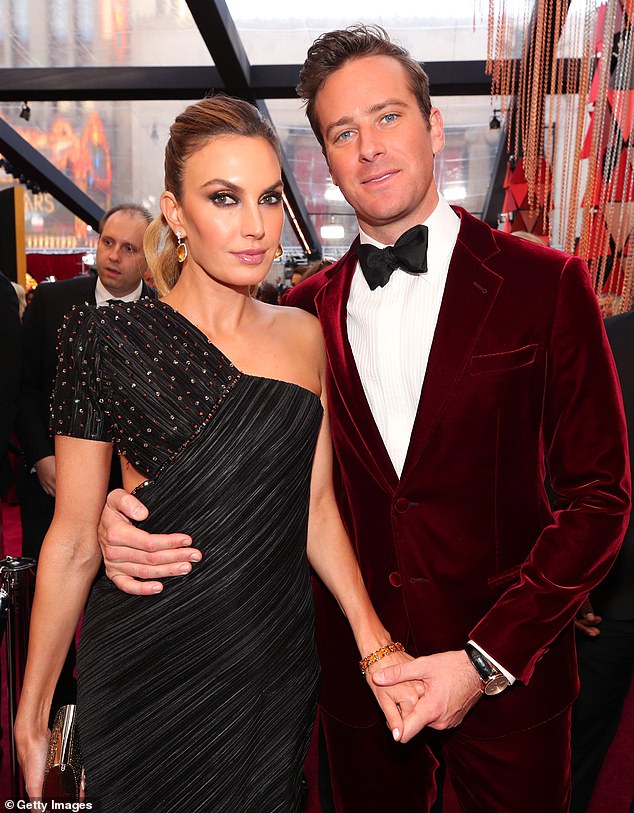 Time of change: Hammer and Elizabeth Chambers announced they were splitting up this past July. They were snapped in Hollywood in 2018