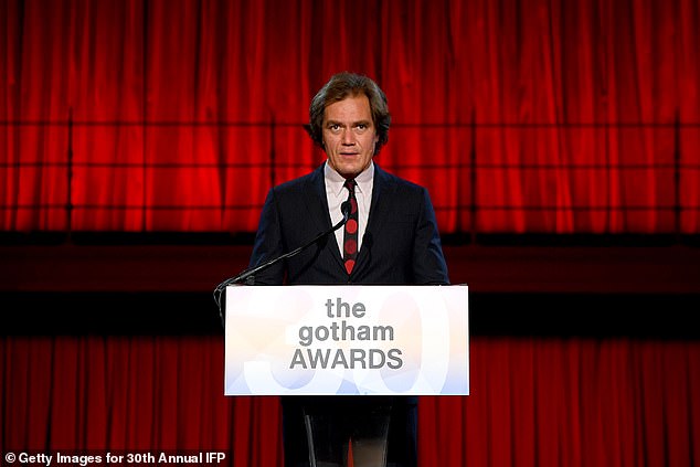 Shannon presents: Echo Boomers star Michael Shannon takes the stage to present the final award of the night, Best Feature, with all five nominees directed by women