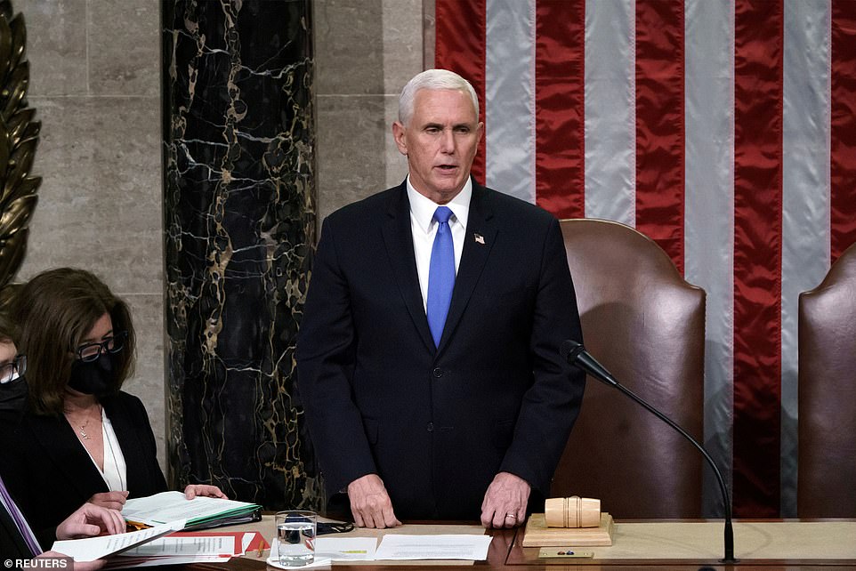 Vice President Mike Pence sent a letter Tuesday night to House Speaker Nancy Pelosi saying he would not invoke the 25th Amendment to remove President Donald Trump from power with eight days left in the Trump-Pence administration