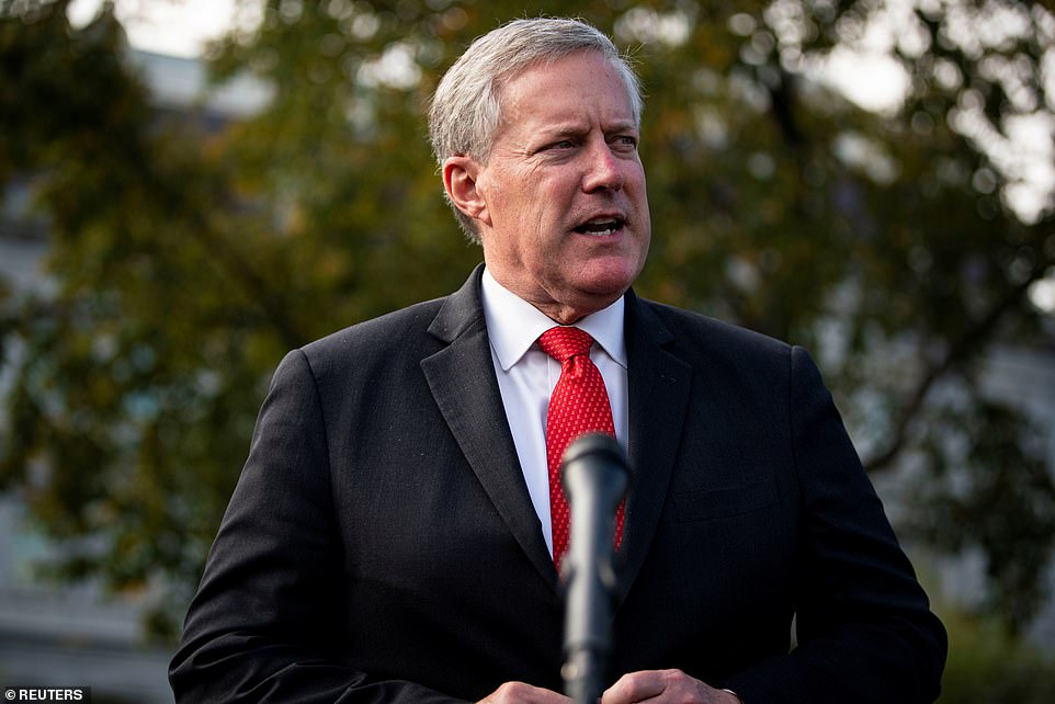 Chief of staff Mark Meadows urged Trump to speak out after an aide told him 'They are going to kill people' in reference to the rioters